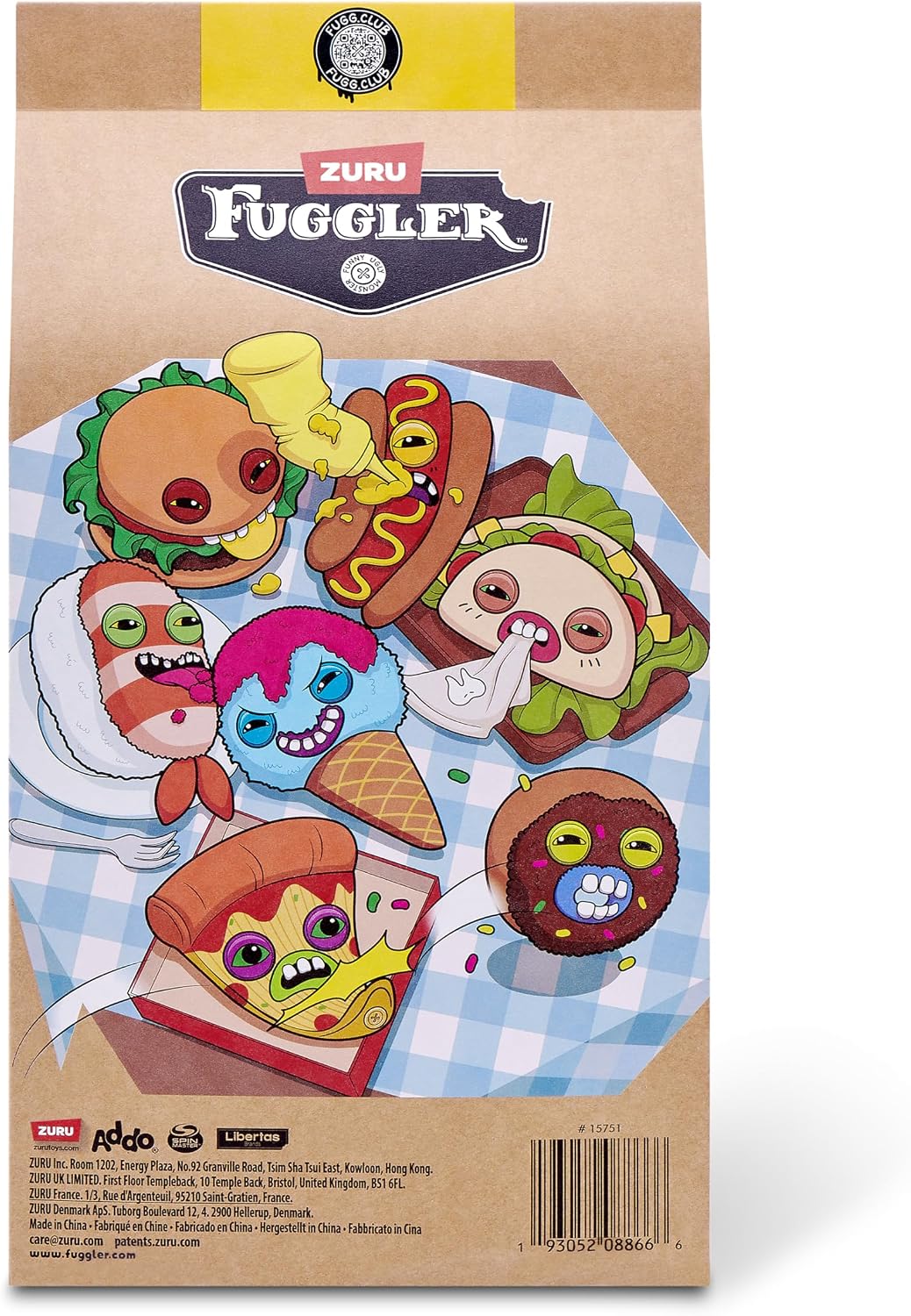Thumbnail 6 de Fuggler 157103 Cores Series 1 Fuggalicious Plus Plush Toys, 9-inch 2-Pack