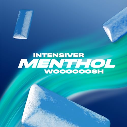 Detalle de Airwaves Strong Zuckerfrei Kaugummi – Intensives Menthol, langanhaltende Frische, 30x10 Dragees