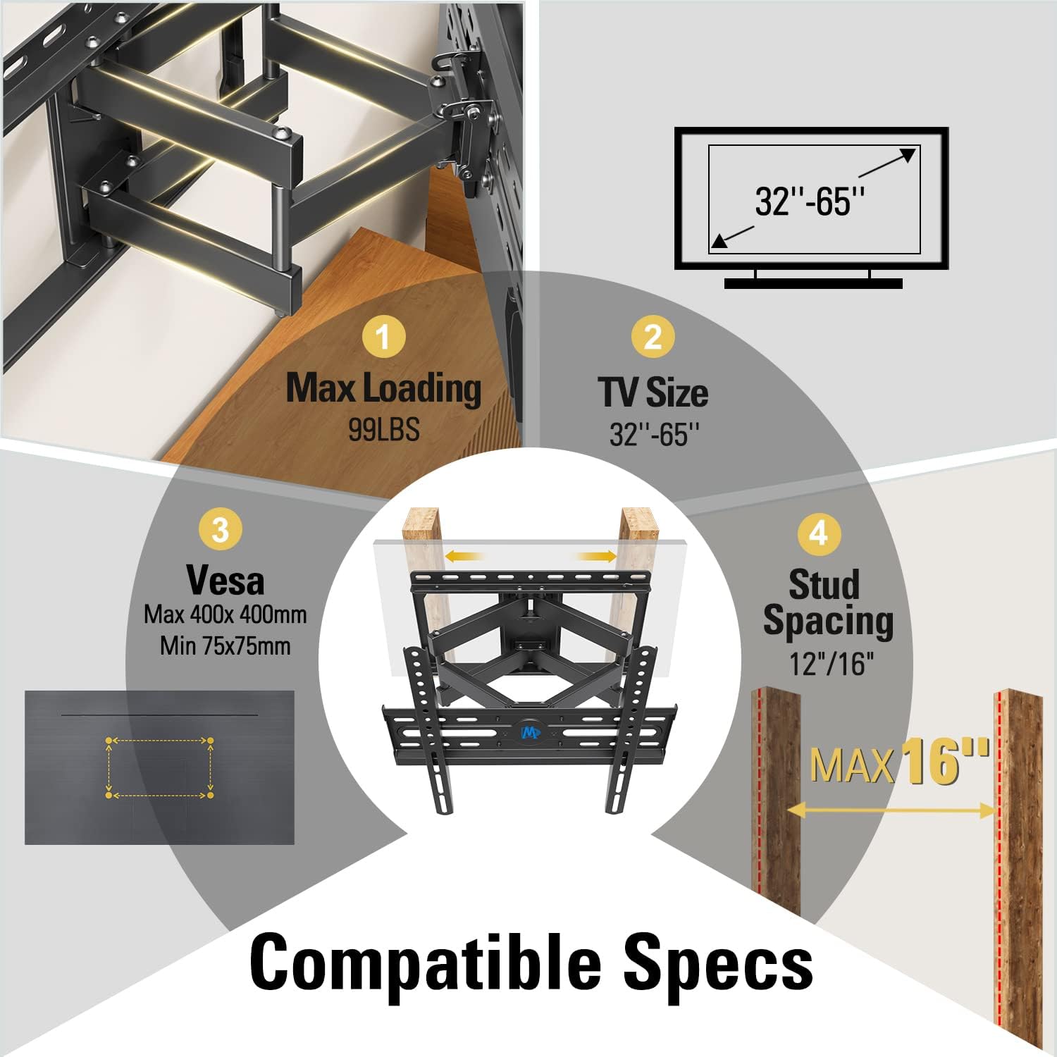 Thumbnail 6 de Mounting Dream MD2380 32–65 Inch TV Mount