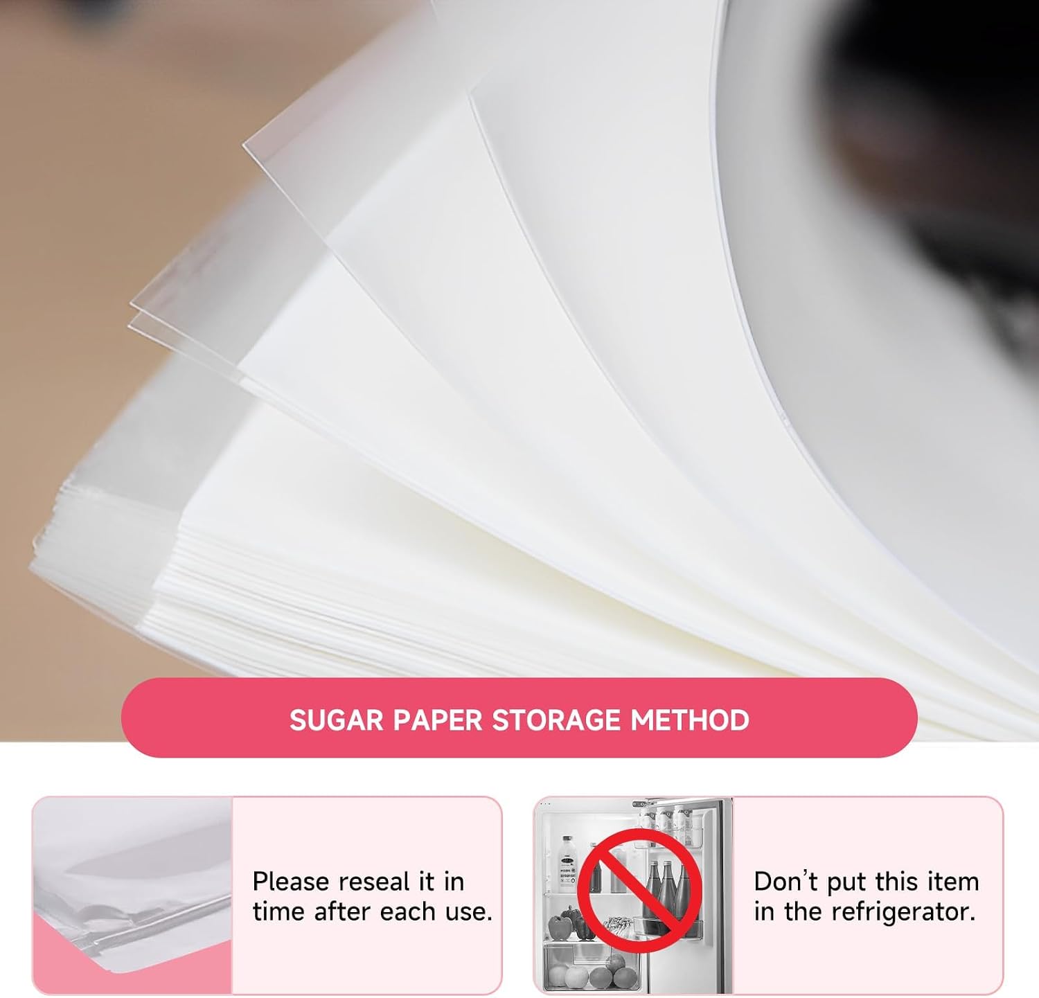 Detalle de CAKESTAR A4 Edible Icing Sheets, 25-Pack, 11.7 × 8.3 in Sugar Paper