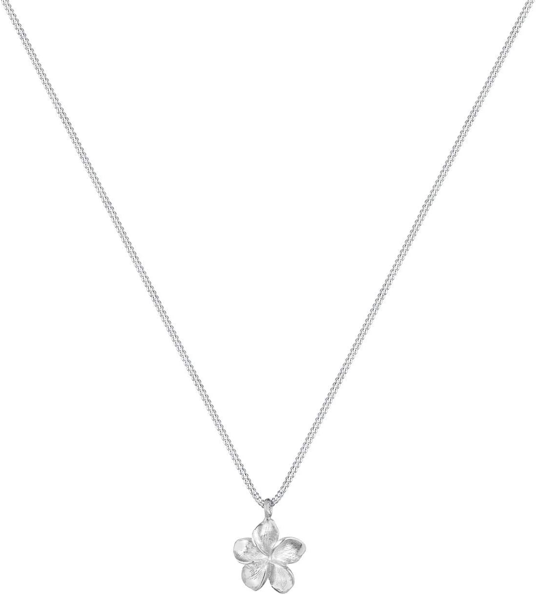 Thumbnail 1 de Elli 925 Sterling Silver Frangipani Blossom Pendant – Serti en argent massif 925/1000