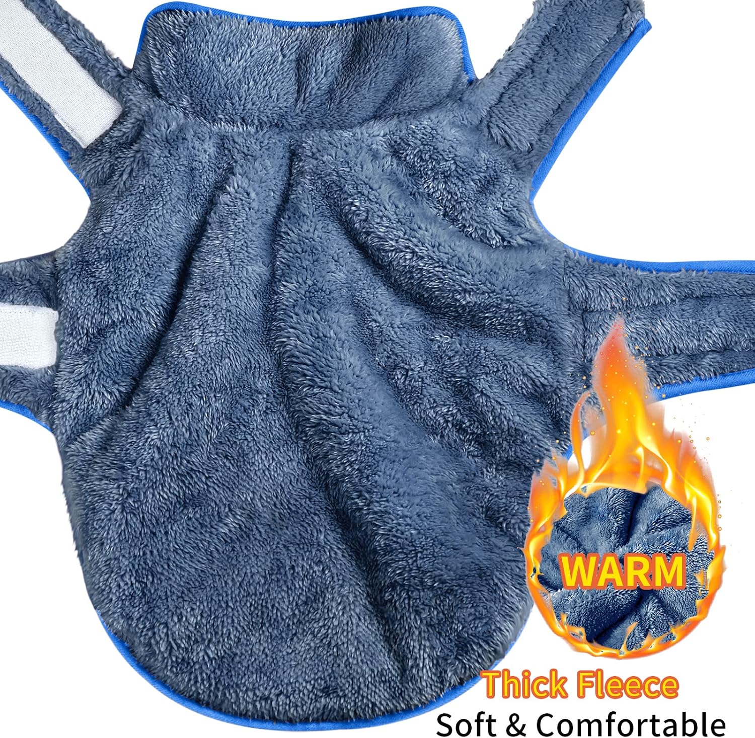 Detalle 2 de Malier Reversible Fleece Dog Coat