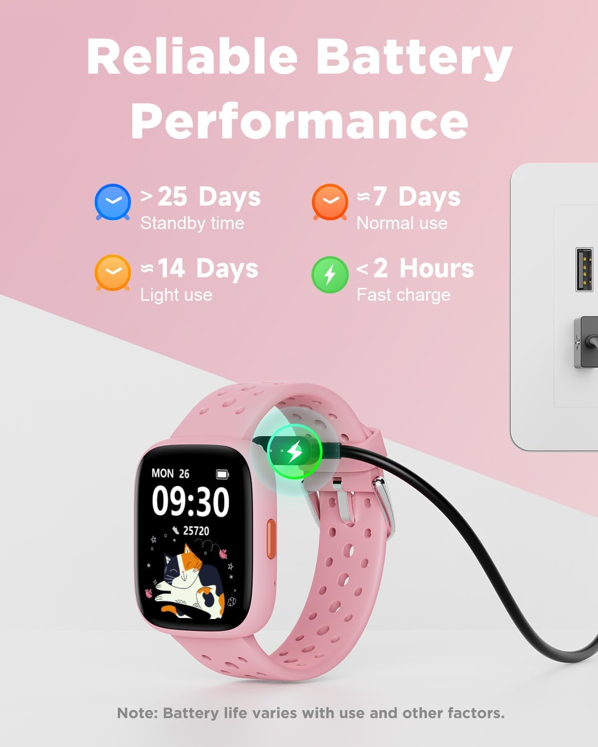 Thumbnail 6 de BIGGERFIVE BRAVE 2 Kids Smart Watch 1.8"