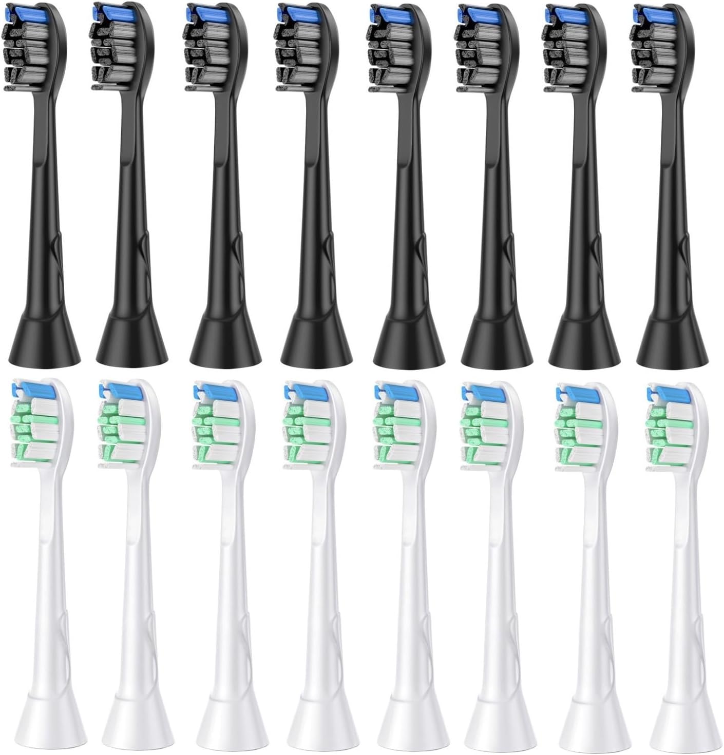 Detalle de aismaili Aufsteckbürsten für Philips Sonicare, 16 Stück