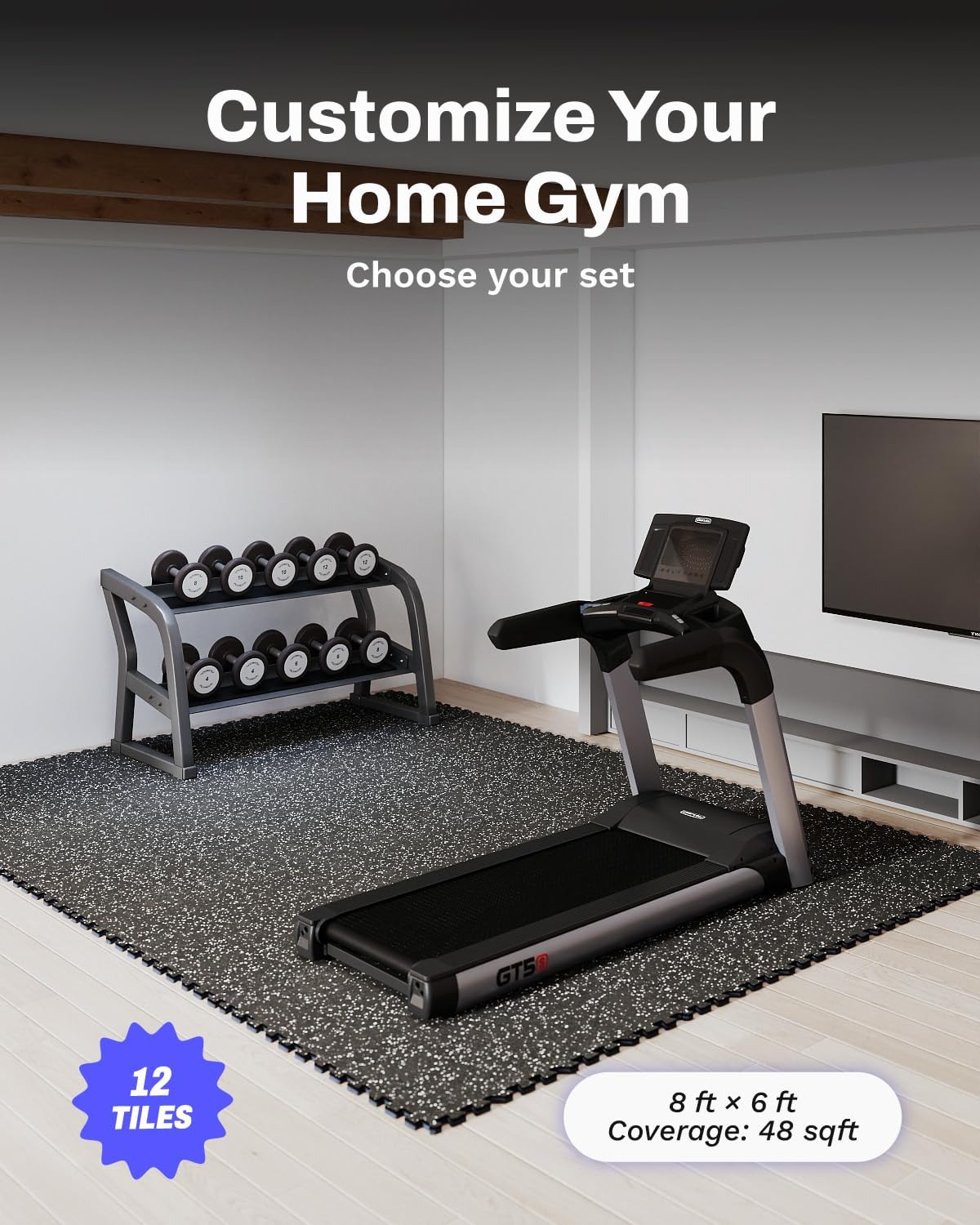 Thumbnail 3 de AIRHOP 48 Sq Ft Gym Mat 🏋