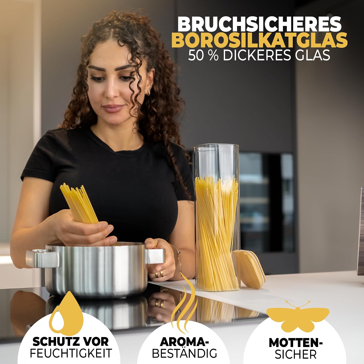 Thumbnail 4 de CLIDOR Vorratsgläser 4,6 L 6er Set