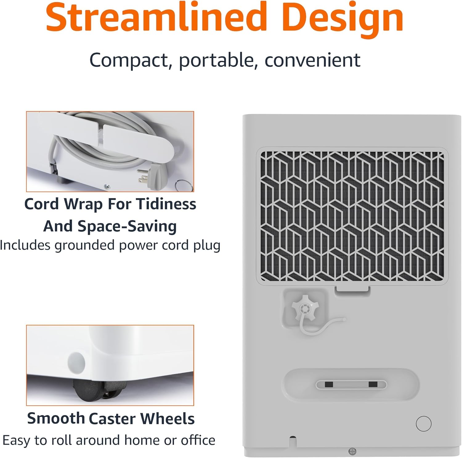Detalle de Amazon Basics Dehumidifier, 50-pint