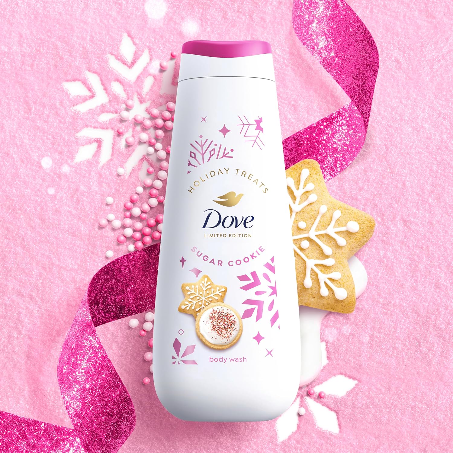 Thumbnail 5 de Dove Holiday Treats Sugar Cookie Sprinkle Body Wash, 20 fl oz