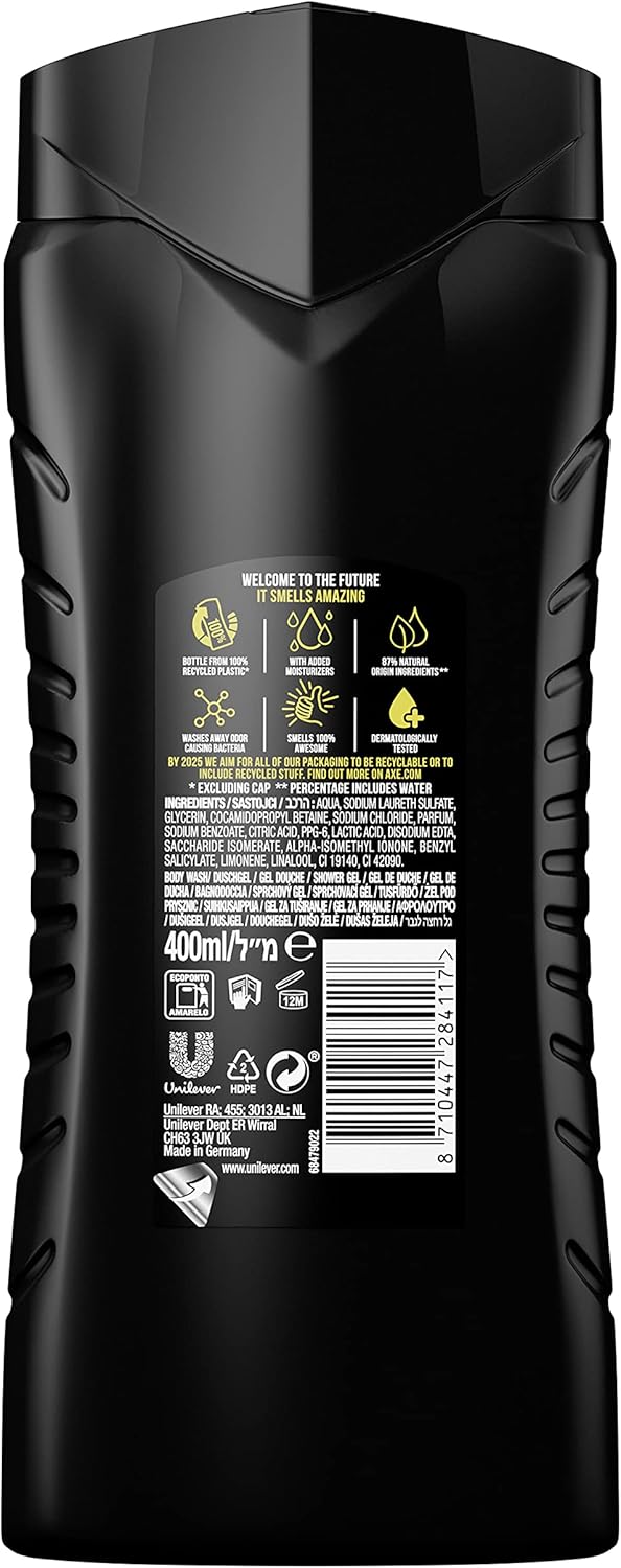 Thumbnail 2 de Axe Black Gel de Ducha y Champú 3 en 1 400ml x4