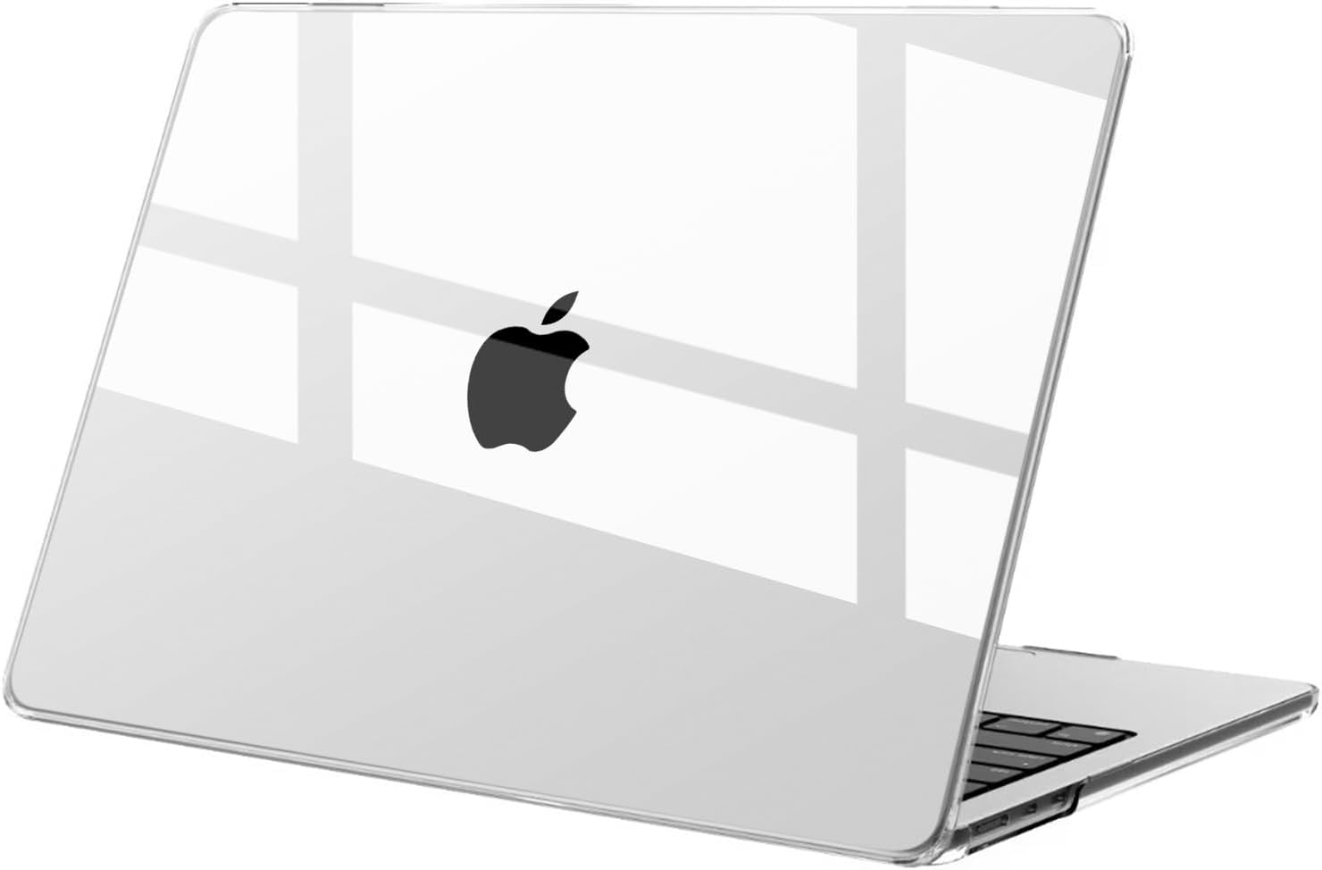 Detalle de eleger Hülle透明 für 13 Zoll MacBook Air mit Display 13,6 Zoll – kompatibel mit M2/M3/M4/M5 (A2681/A3113/A3240/A3449), Kristallklar