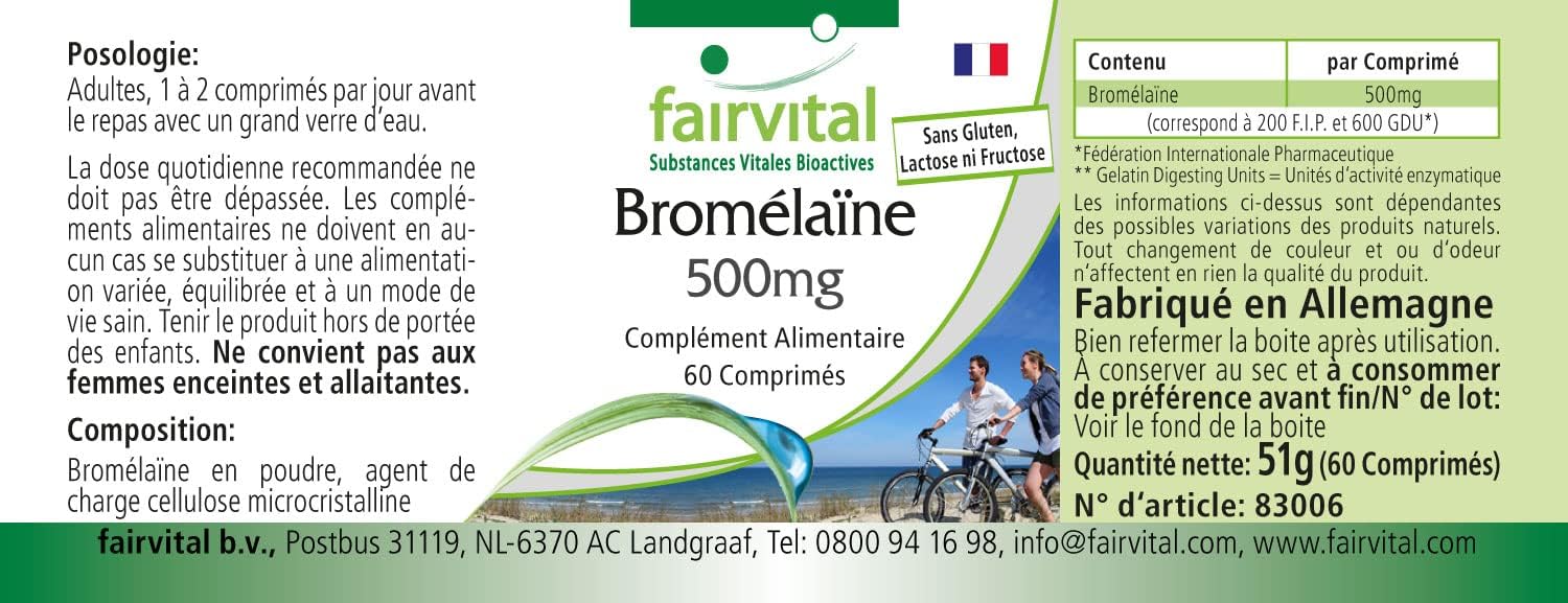 Thumbnail 3 de Bromelina 500mg Vegana - Enzima de Piña - Calidad Alemana 🌱
