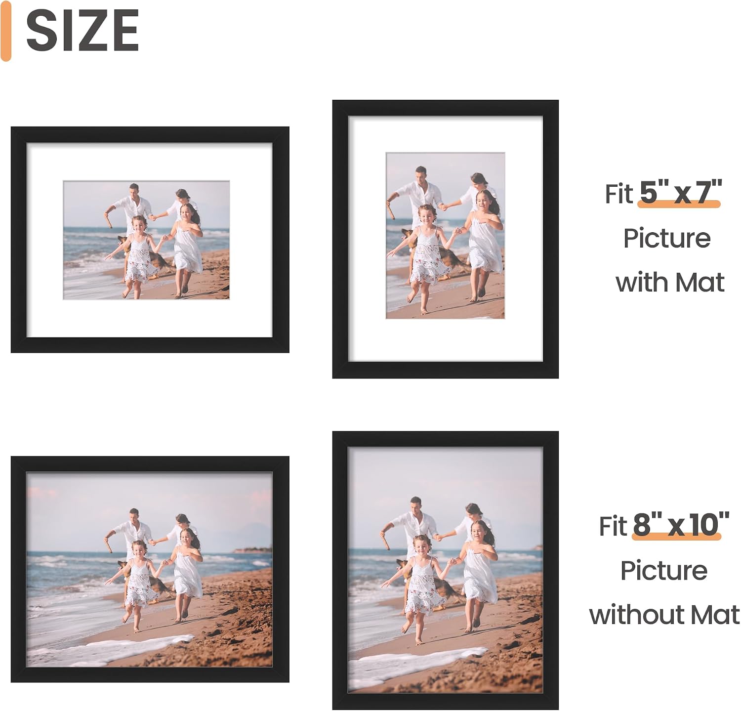 Thumbnail 4 de upsimples 8x10 Picture Frame Set 10-Pack