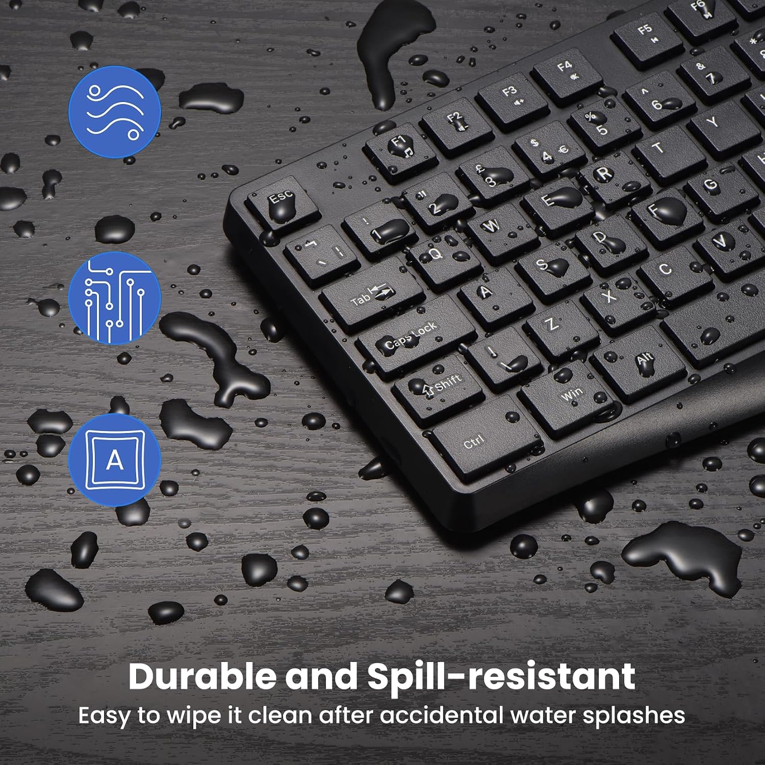 Thumbnail 3 de Wireless Keyboard and Mouse Set UK layout