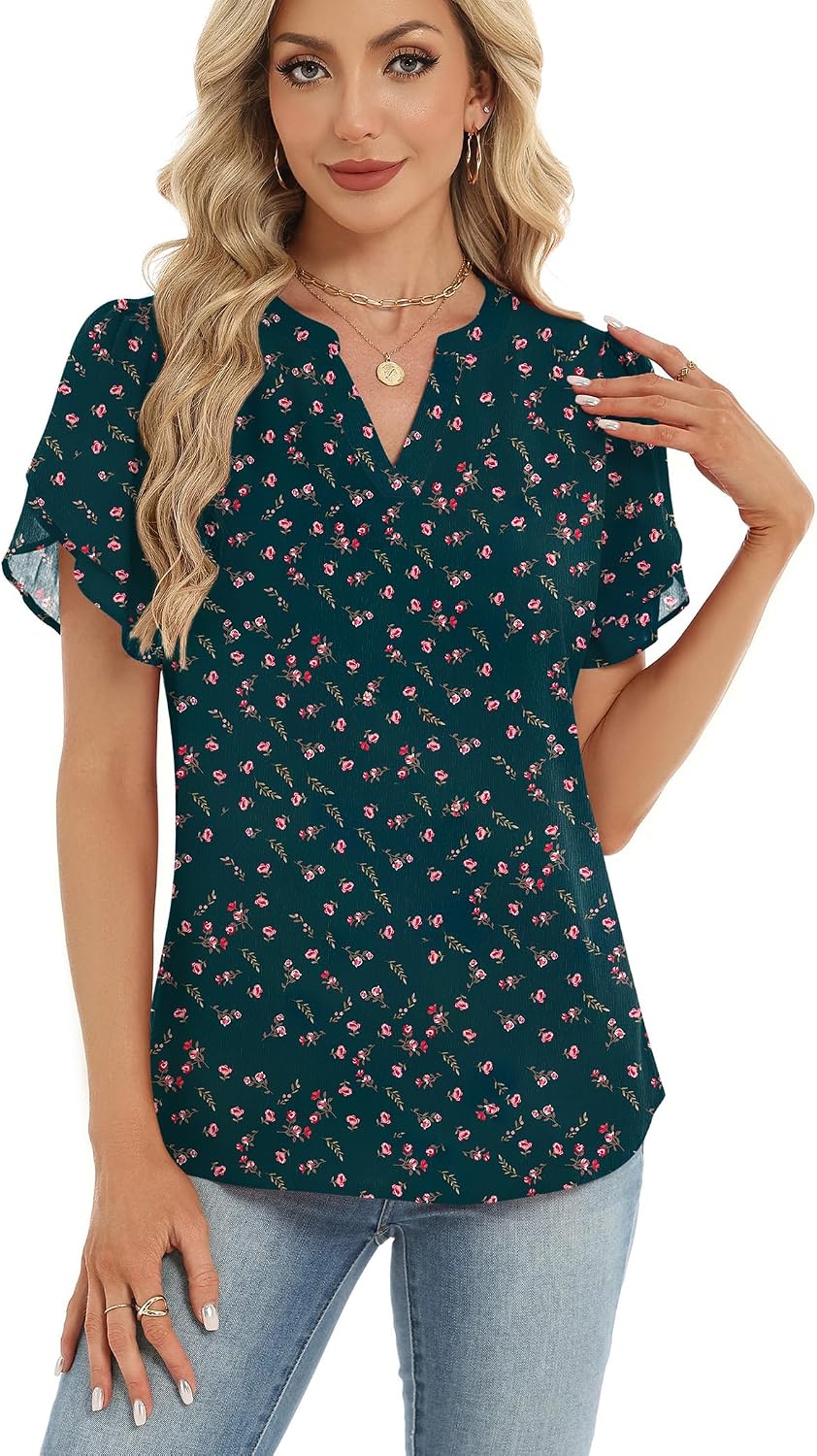 Thumbnail 4 de Zeagoo Chiffon Top Dressy Casual