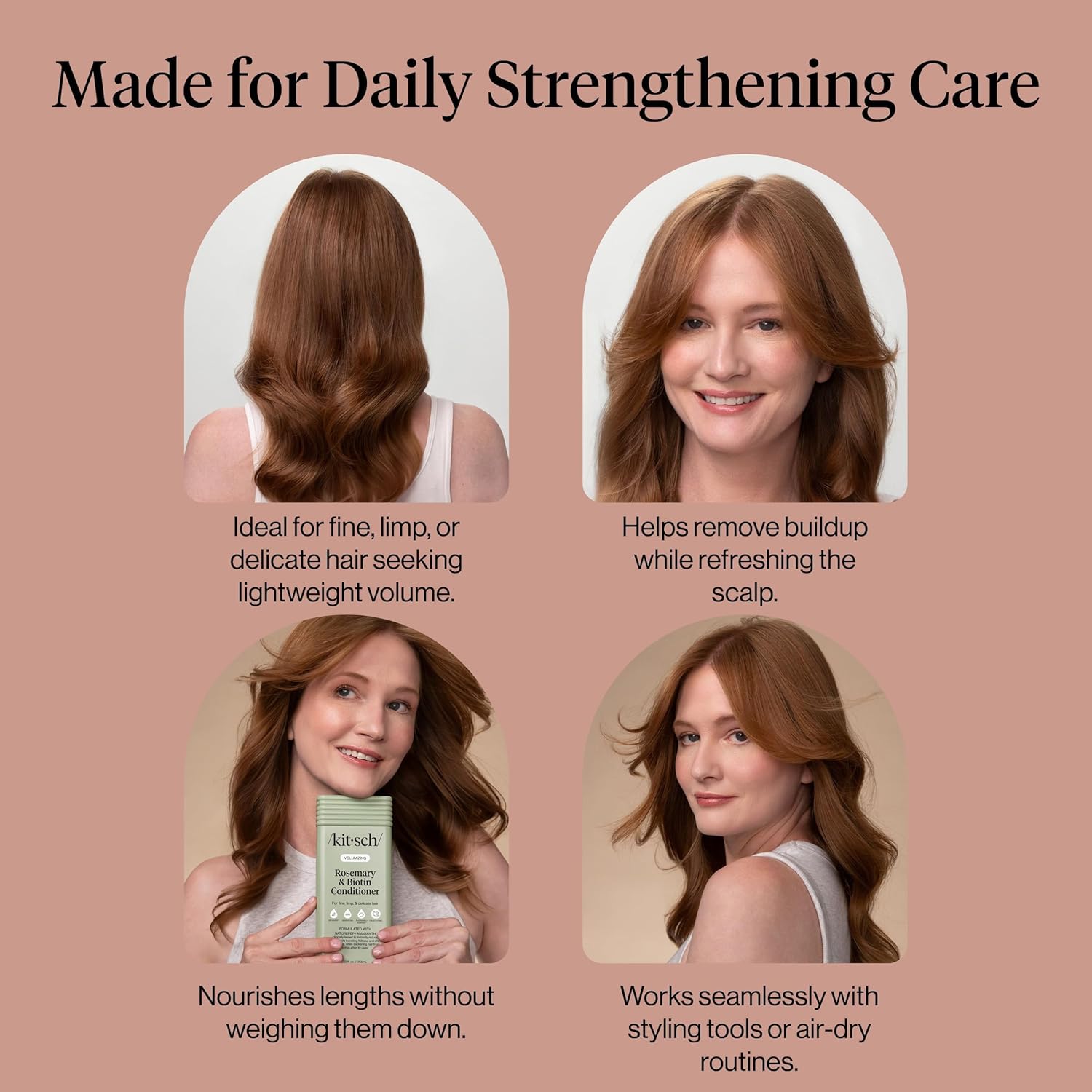 Detalle 2 de Kitsch Volumizing Rosemary & Biotin Liquid Conditioner