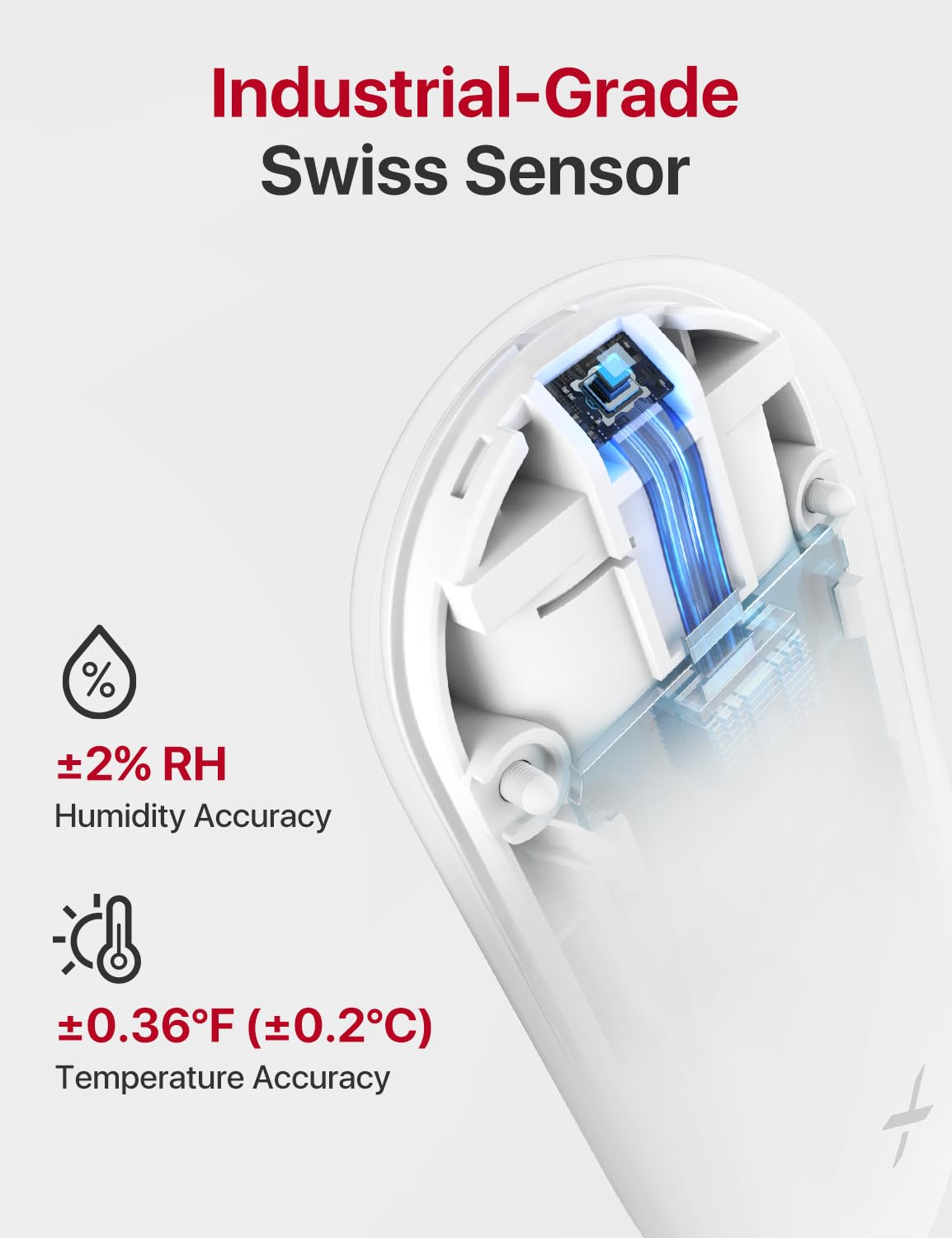 Detalle 2 de X-Sense STH51 WiFi Thermometer Hygrometer 1 Pack 🌡