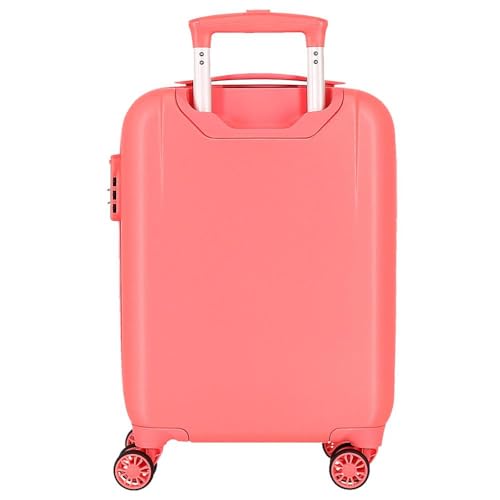Detalle de Joumma Disney Stitch Cuddle me Maleta de cabina 34 L rosa