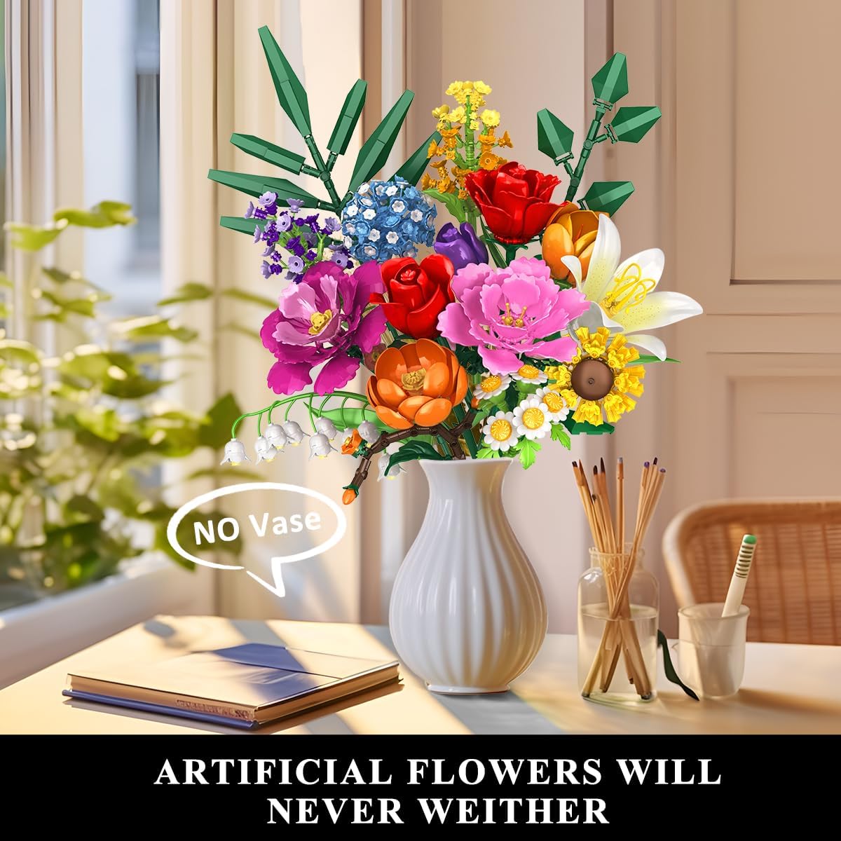 Detalle de CUBIMANA Blumenstrauß-Bausatz 15 Teile