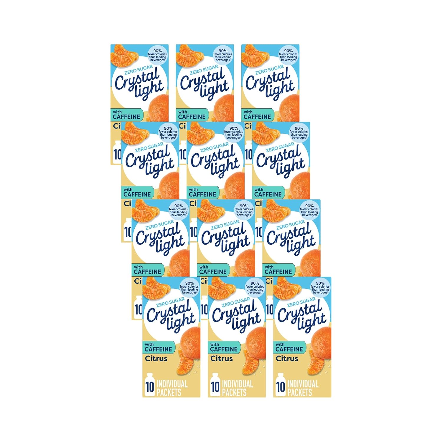 Crystal Light powdered drink mix, 10-count