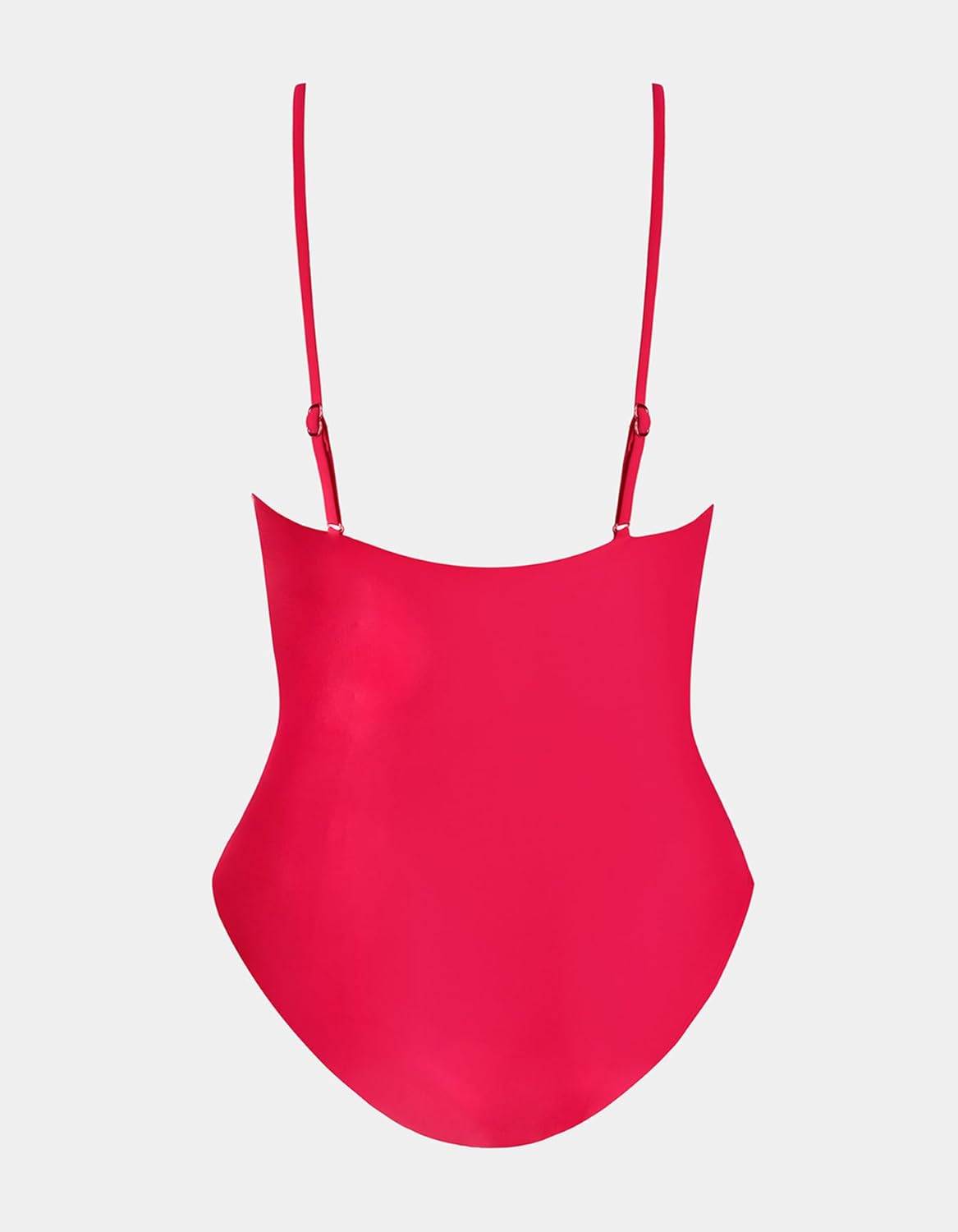 Thumbnail 4 de CUPSHE maillot de bain une pièce femme à col en V profond et bretelles spaghetti réglables (bonnets souples amovibles)