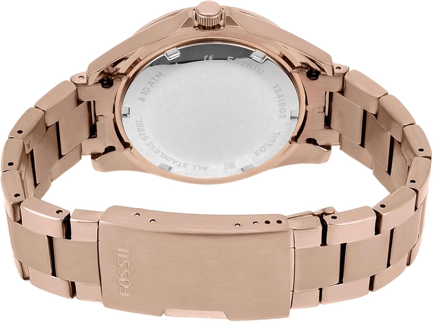 Detalle 2 de Fossil Orologio Riley da donna: cronografo al quarzo, cassa da 38 mm e cinturino in acciaio o pelle
