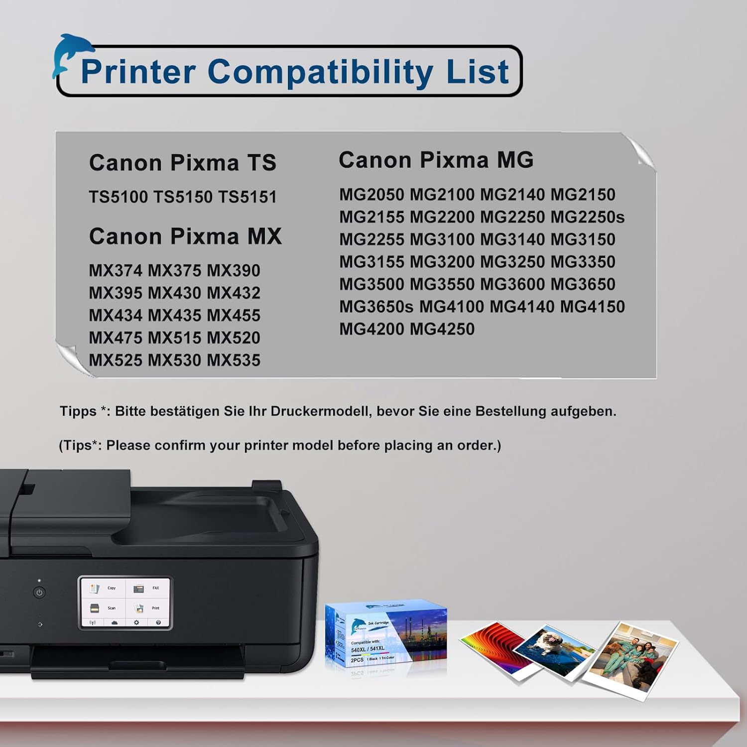 Thumbnail 2 de GoToners PG-540/541 Druckerpatronen 2er-Pack 🖨️