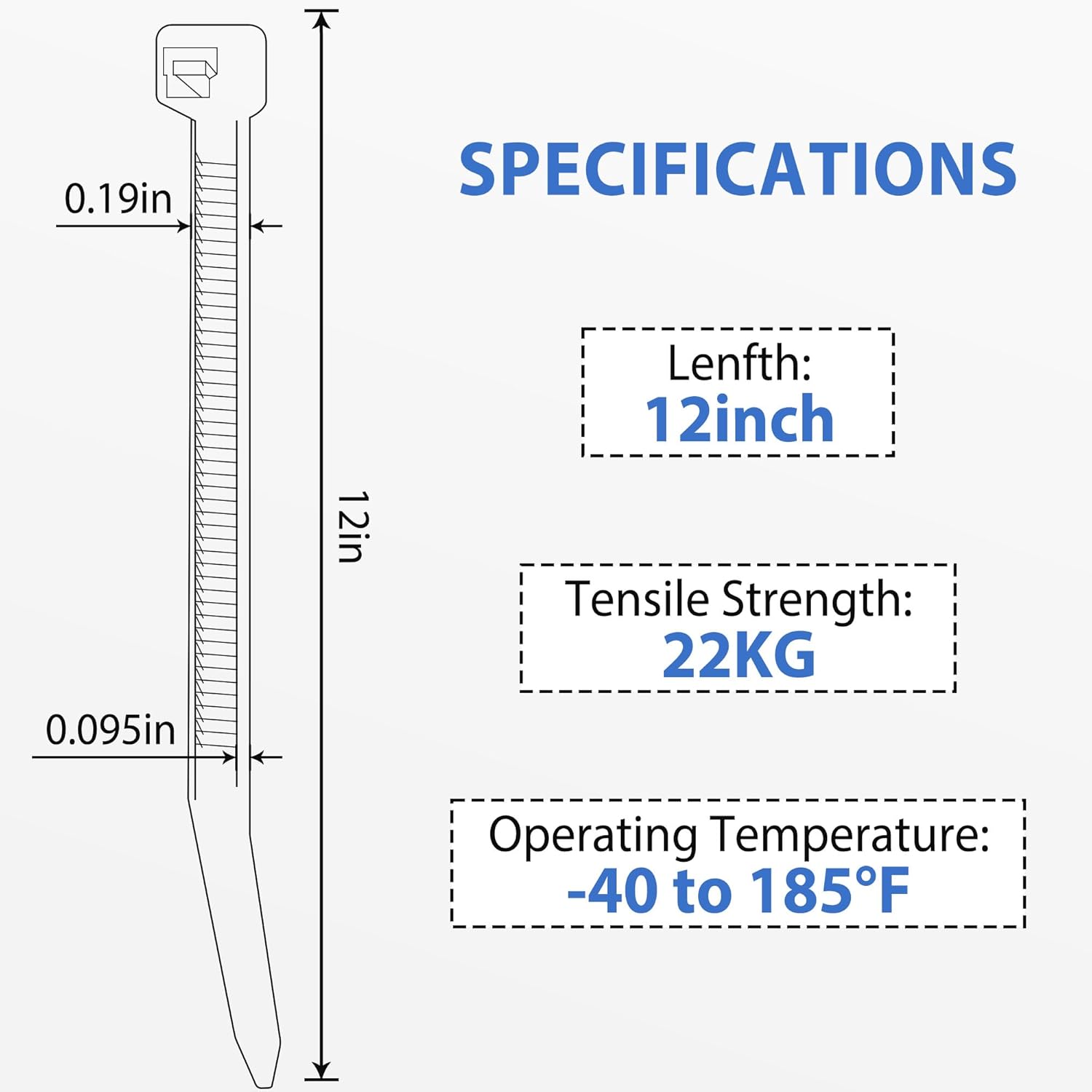 Thumbnail 1 de Haiane 1000 Kabelbinder 300 mm 🛠
