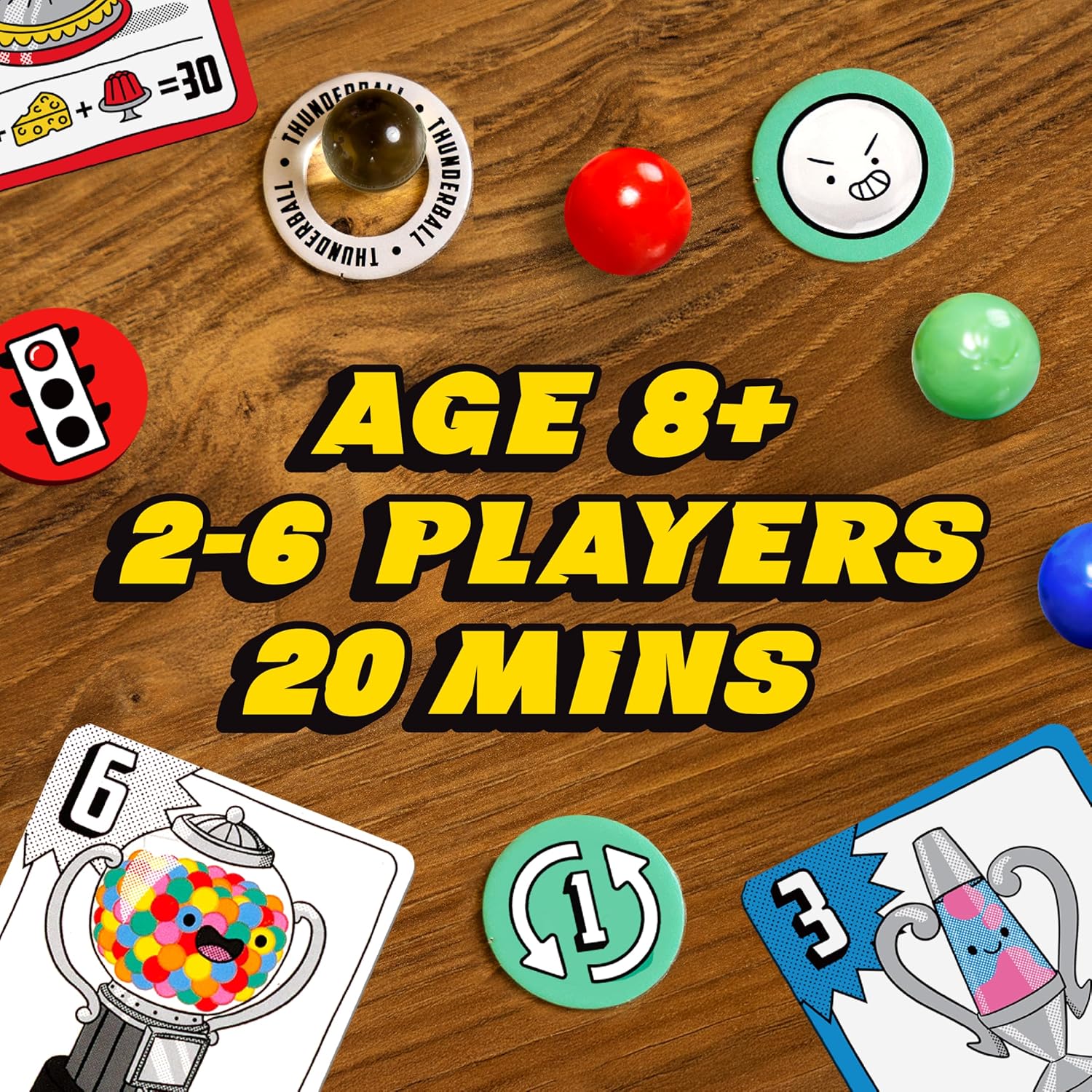 Thumbnail 1 de Big Potato Whirly Derby marble racing board game (2–6 players, age 8+)