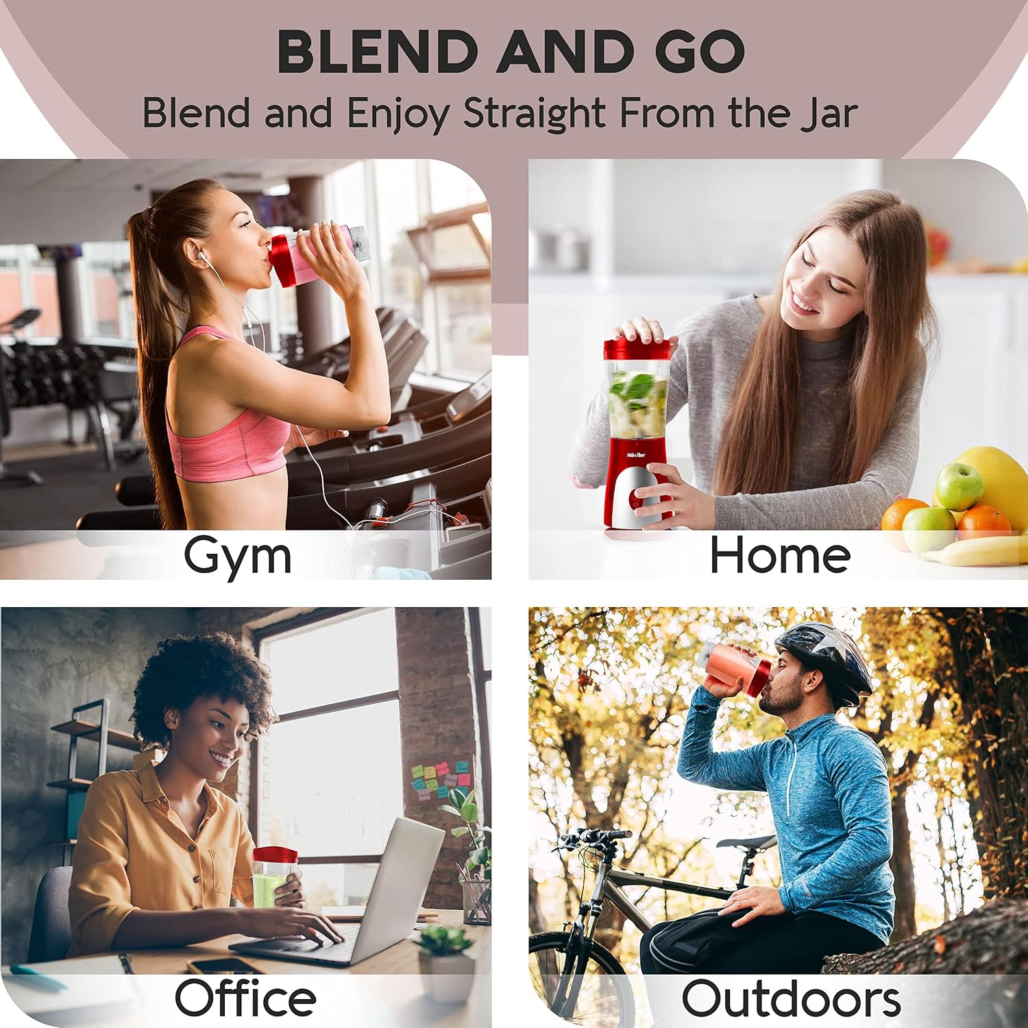 Detalle de Mueller Personal Blender 15 Oz
