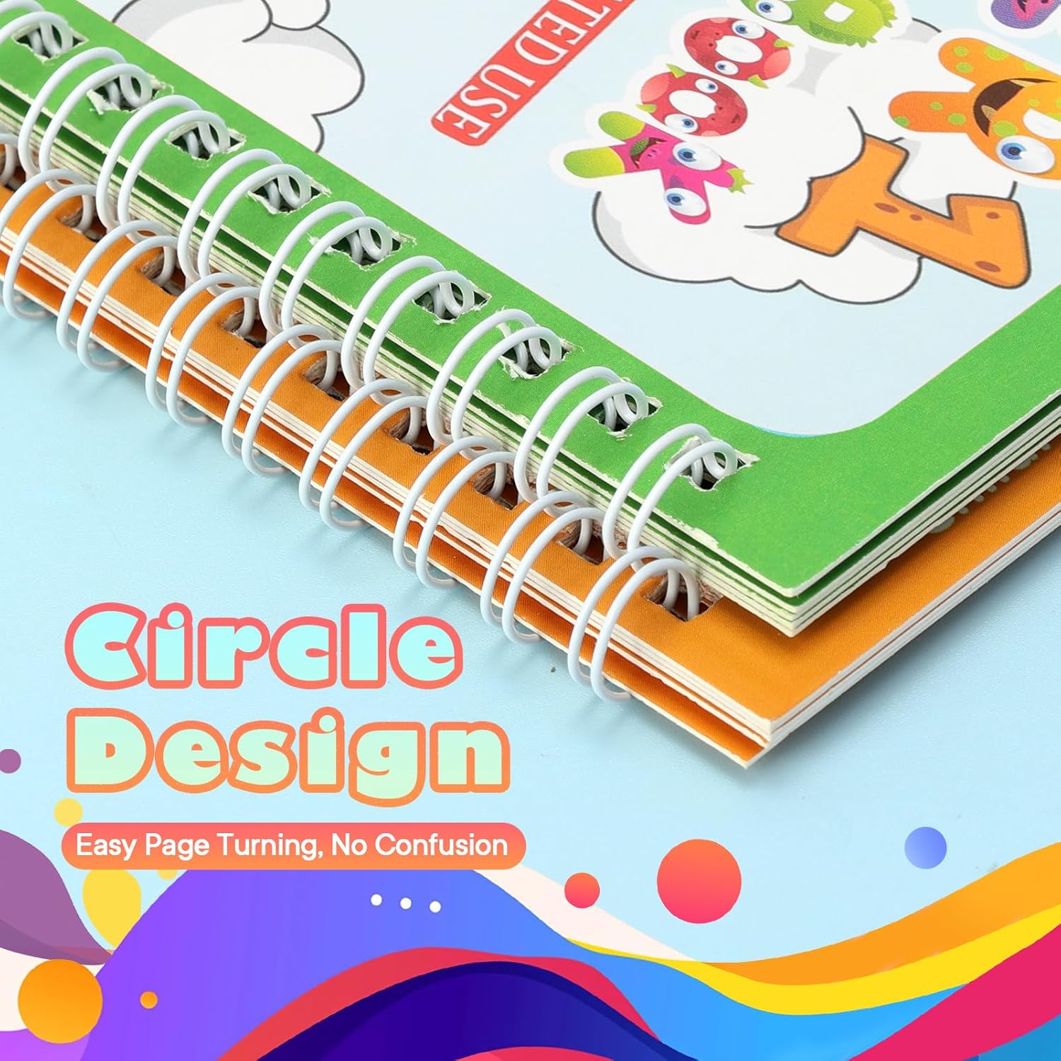 Thumbnail 4 de 5 Pack Reusable Water Colouring Books for Toddlers (Water Doodle / Paint with Water)