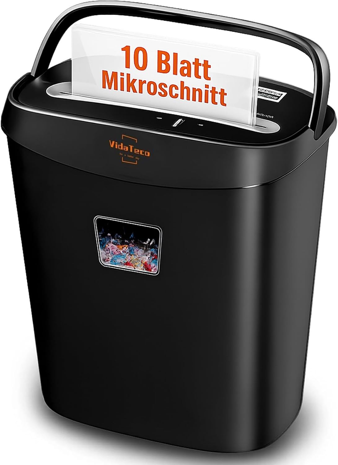 Detalle de VidaTeco Partikelschnitt Schredder 10 Blatt 📄