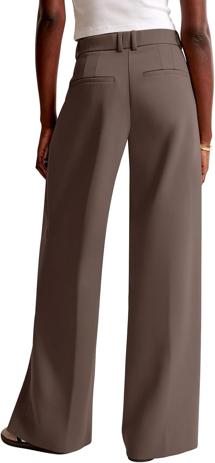 Detalle 1 de NIMIN Women's Wide-Leg Work Pants in a Polyester Blend