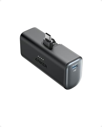 Detalle de Anker Nano 5000mAh Powerbank – 22,5 W Max mit faltbarem USB-C Stecker