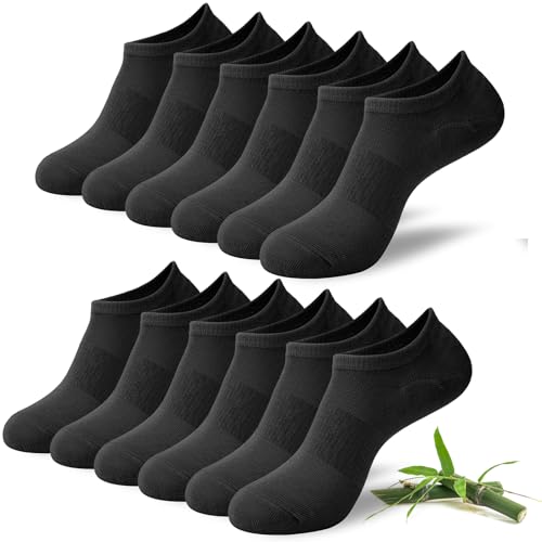 Detalle de Niofind Bamboo Trainer Socks for Women and Men – No Show, Soft, Breathable, Non-Slip