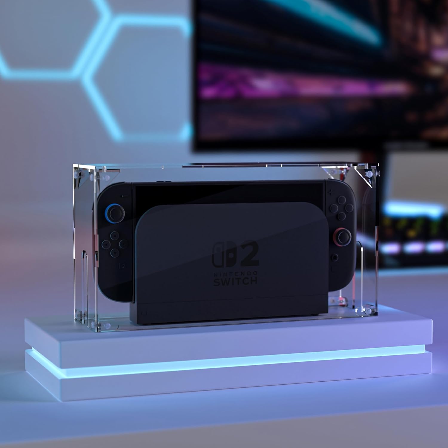 Thumbnail 5 de PlayVital Clear Acrylic Dust Cover for Nintendo Switch 2
