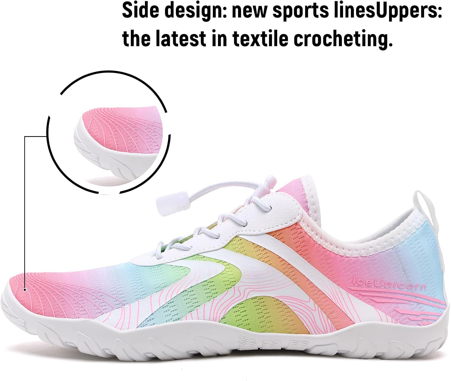 Thumbnail 2 de IceUnicorn Strandschuhe & Aquaschuhe mit schnelltrocknendem Mesh-Futter – Badeschuhe für Damen und Herren