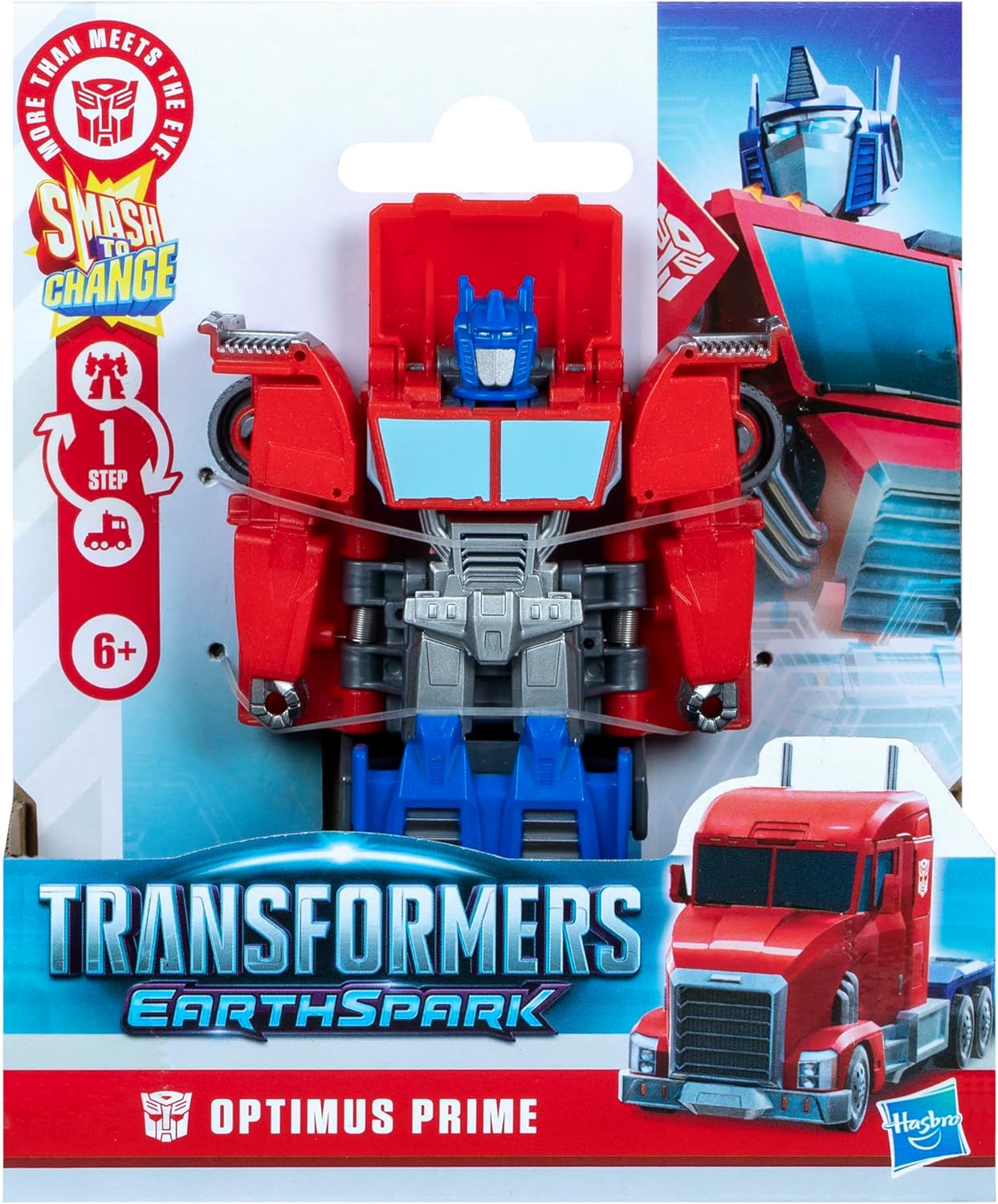 Thumbnail 1 de Transformers EarthSpark Smash Changers Optimus Prime 🚒
