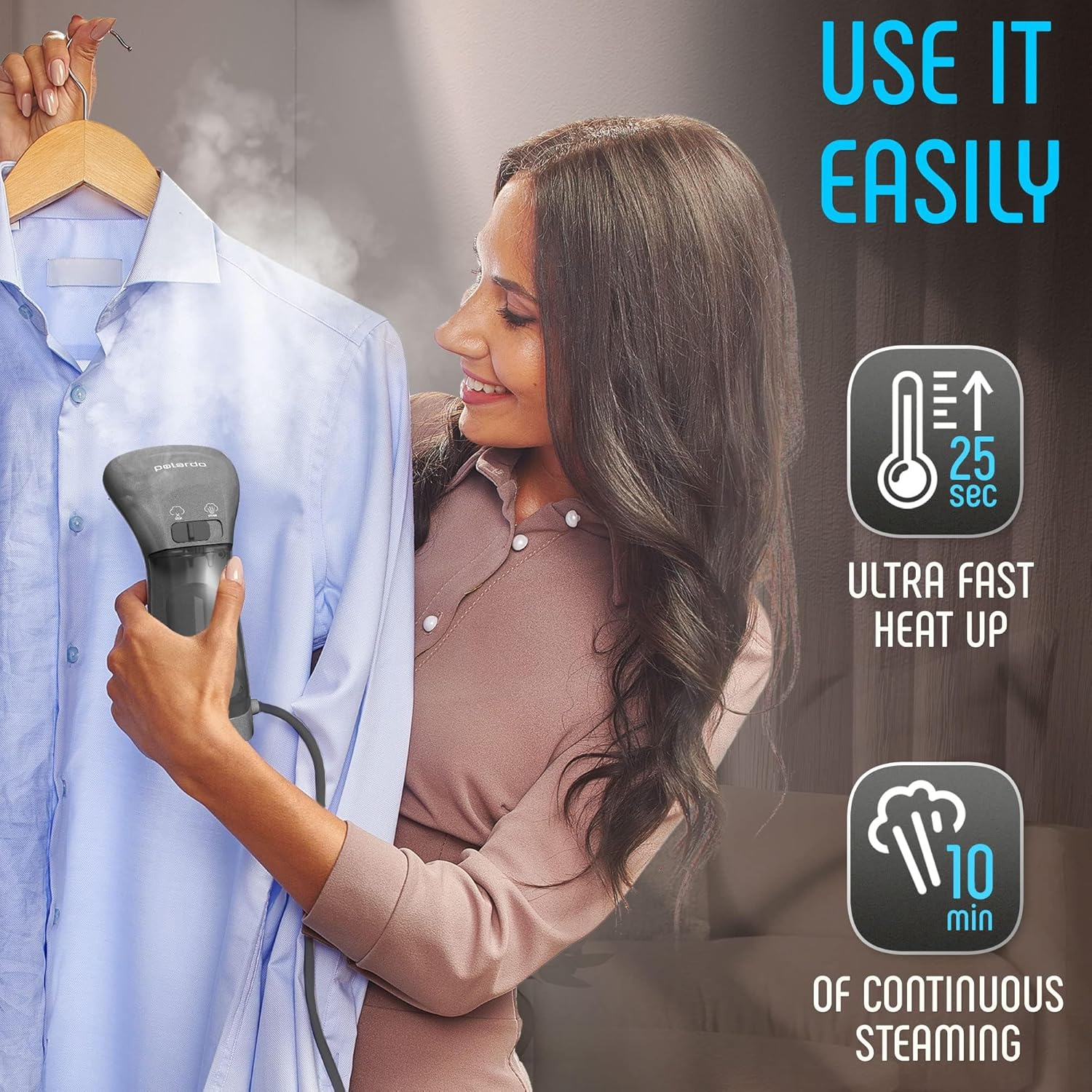 Detalle 2 de Best Portable Clothes Steamer 120V ⌛