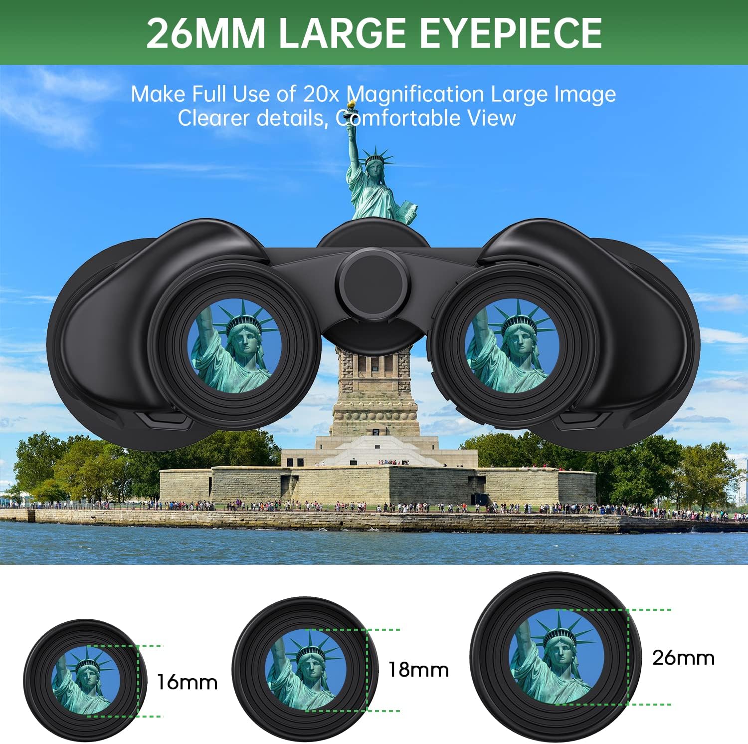 Detalle 2 de 20x50 High Powered Binoculars for Adults ðŸ”