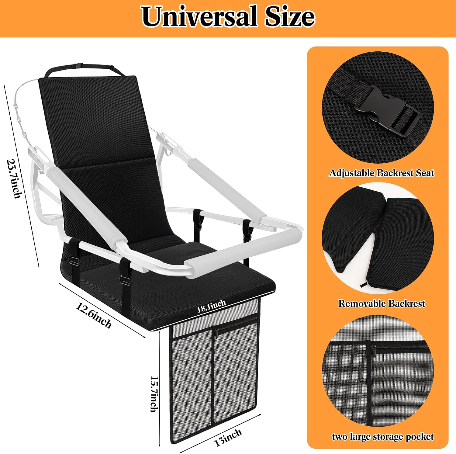 Thumbnail 3 de YVVZHOU Tree Stand Seat Replacement with Pocket