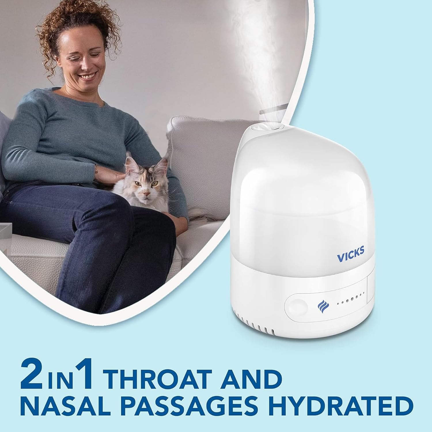 Detalle de Vicks VUL510 personal cool mist humidifier 5h
