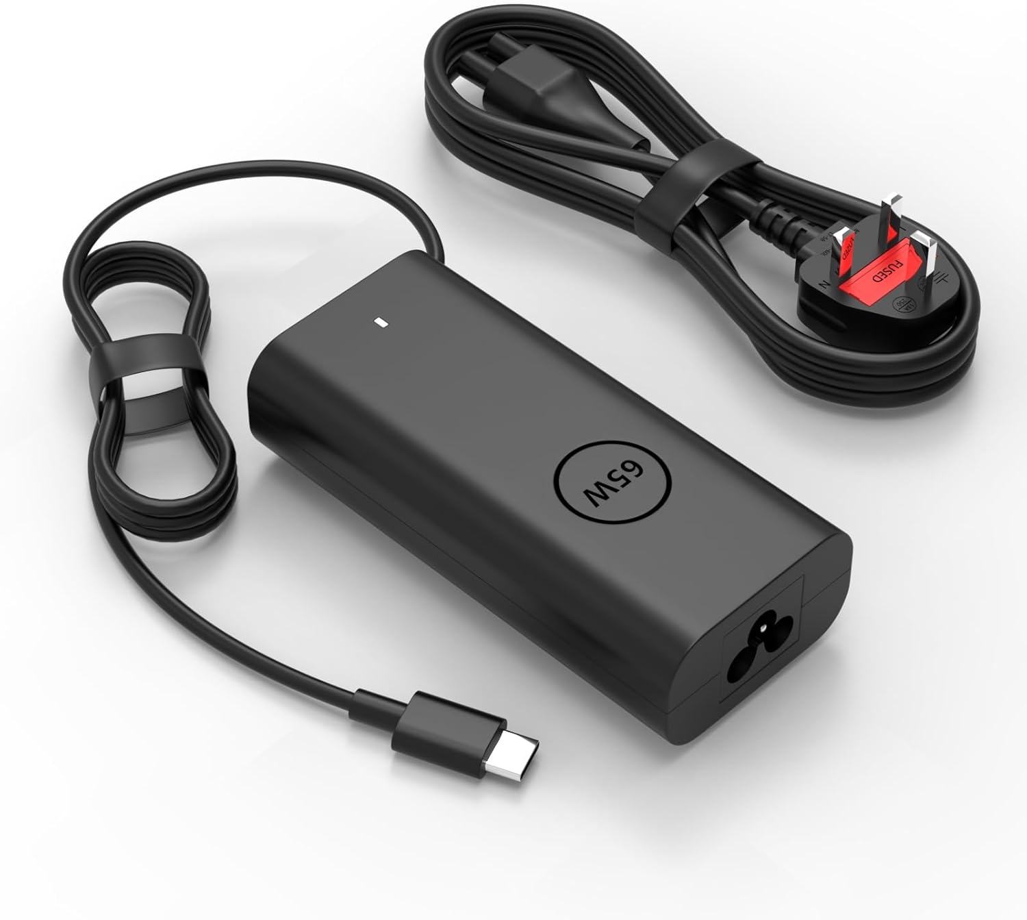 Detalle de 65W USB-C Laptop Charger for Dell Latitude/XPS, Chromebooks and Inspiron – LA65NM190 Series