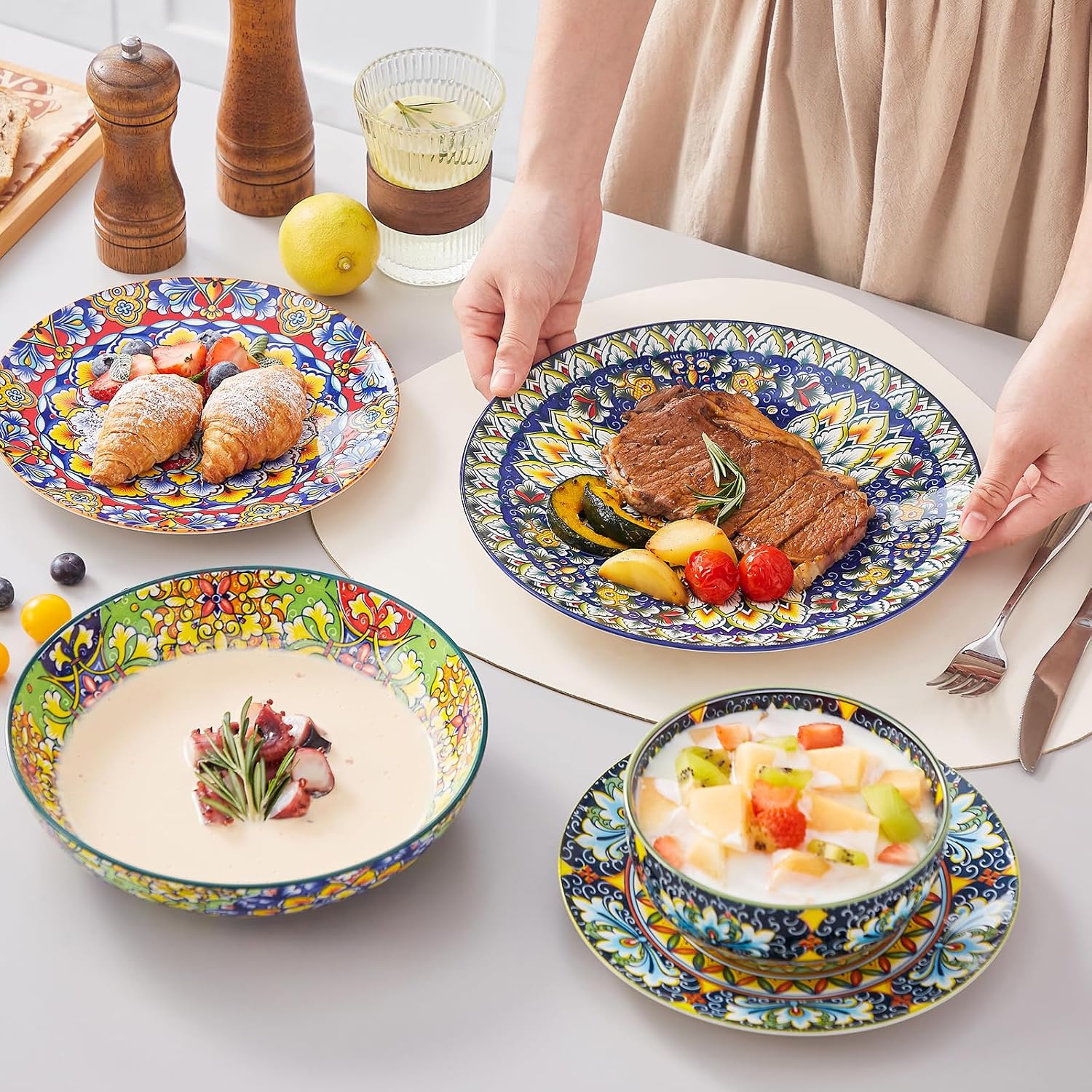 Thumbnail 4 de vancasso SIMI 24-Piece Dinnerware Set