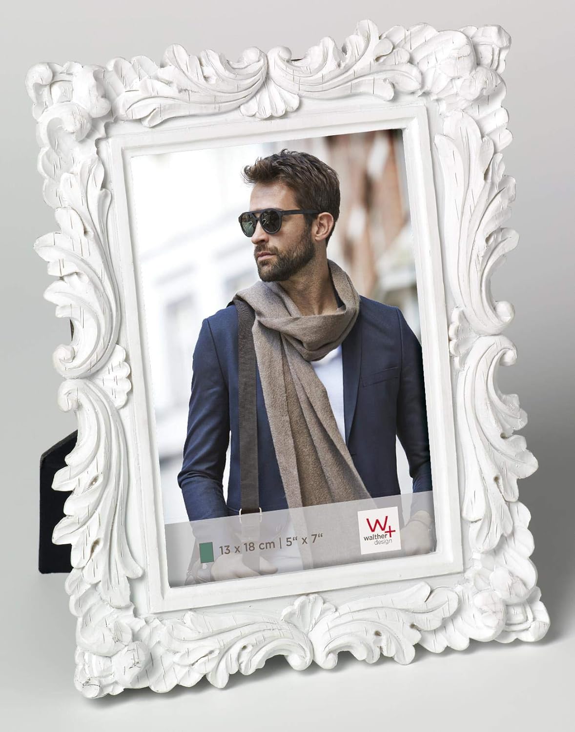 Thumbnail 2 de Cadre photo Walther Design QS318W Blanc Saint Germain 13 x 18 cm