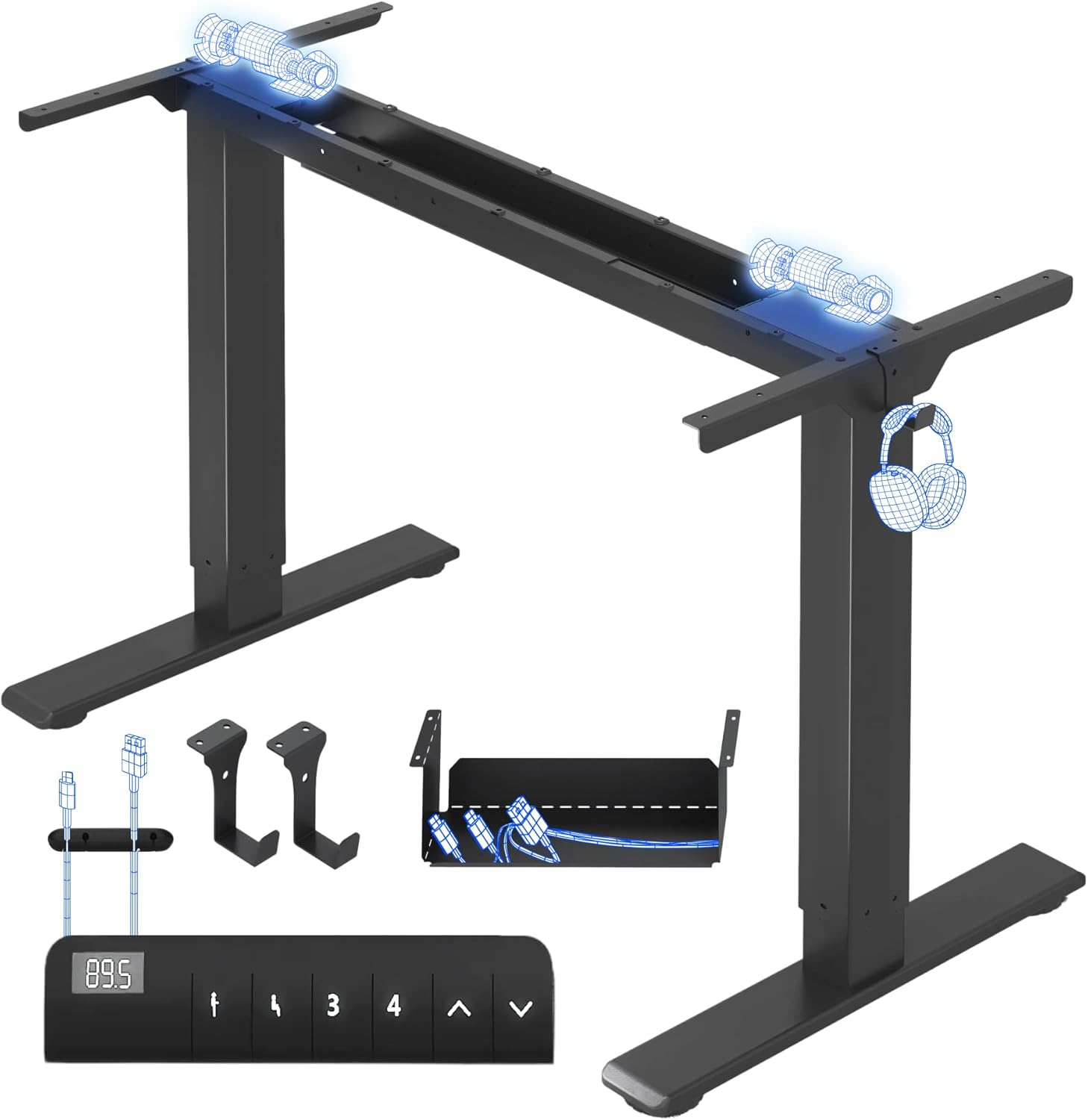 FLEXISPOT Höhenverstellbarer Schreibtisch 70–119 cm