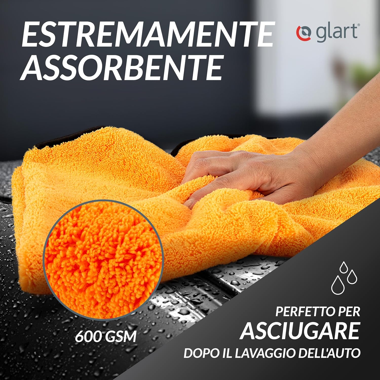 Detalle de Glart 44WG Panno microfibra 90x60cm 🧽