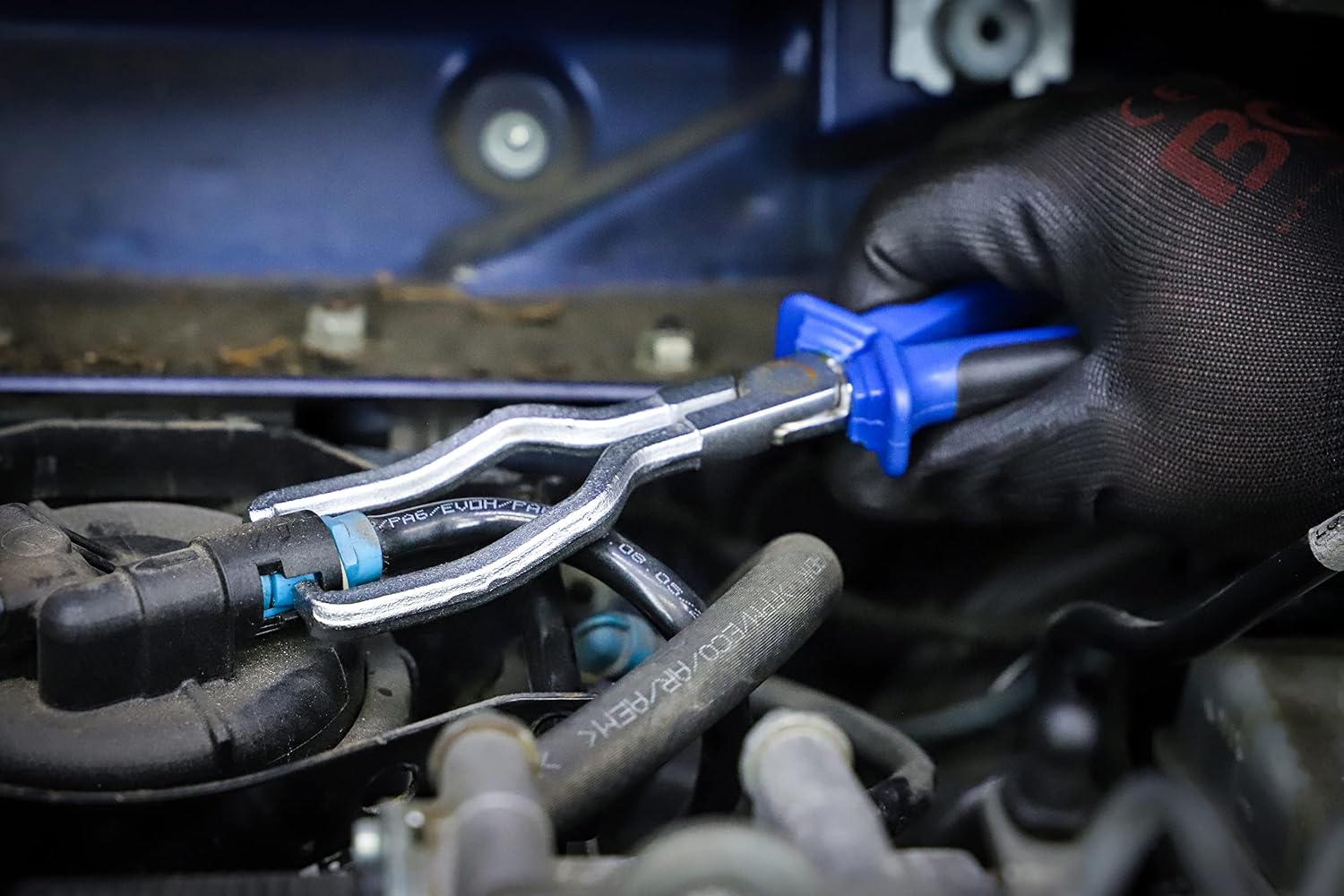 Detalle de BGS 8260 Pince pour conduit de carburant – 230 mm
