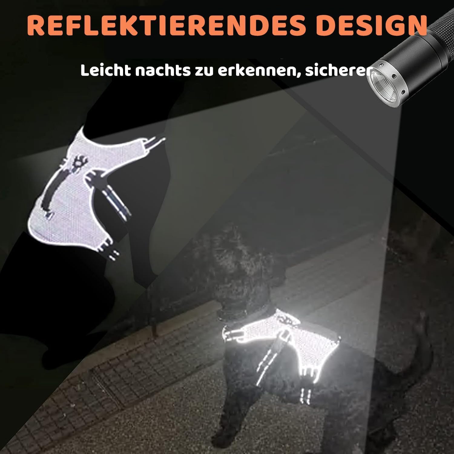 Detalle 1 de BELPRO Hundegeschirr für große aktive Hunde M