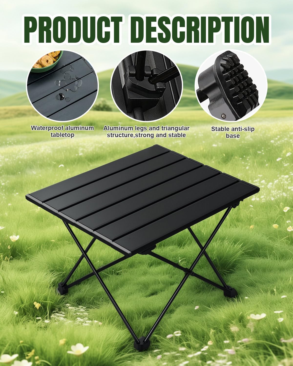 Thumbnail 5 de Torlaist Portable Folding Camping Table: Compact, Lightweight Aluminium Table for Outdoors