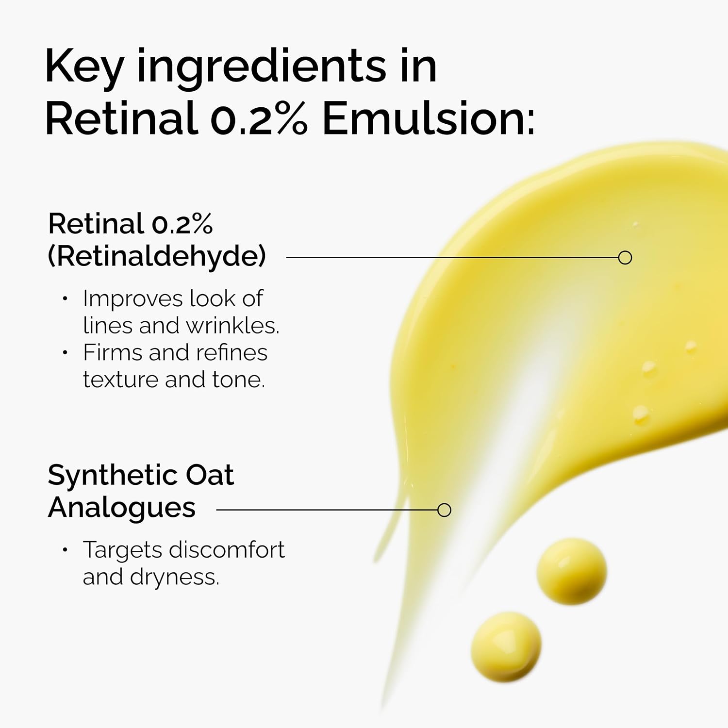 Detalle 2 de The Ordinary Retinal 0.2% Emulsion – High-Strength Retinoid Serum for Advanced Anti-Aging Support